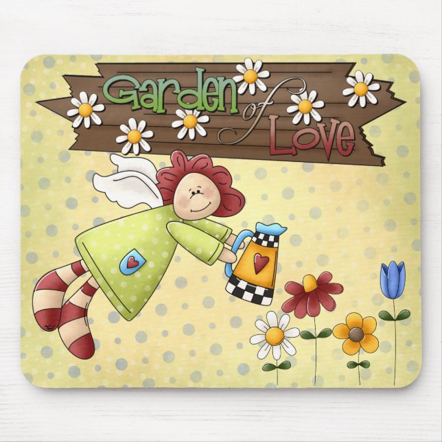 Garten der Liebe Mousepad (Vorne)