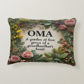 "Garten der Liebe wächst OMA Dekokissen