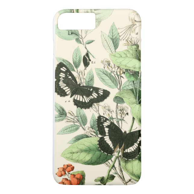 Garten der Schmetterlinge und Blume Case-Mate iPhone Hülle (Rückseite)