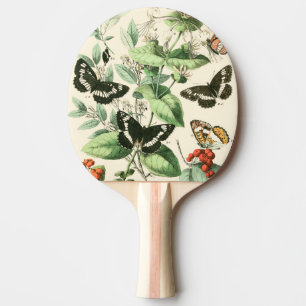 Garten der Schmetterlinge und der Blumen Tischtennis Schläger