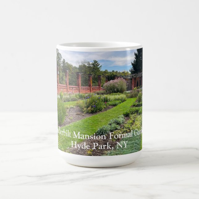 Gärten der Vanderbilt Mansion in Hyde Park NY Kaffeetasse (Mittel)