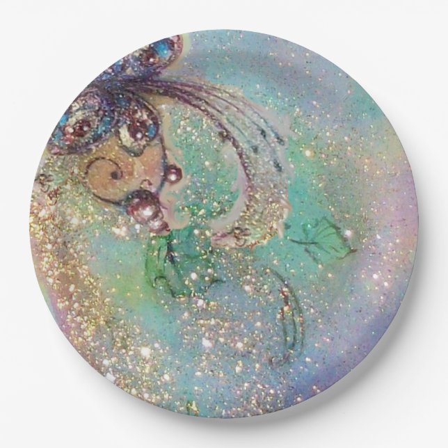 GARTEN DER VERLORENEN SCHADOWS MAGIC BUTTERFLY-PFL PAPPTELLER (Vorderseite)