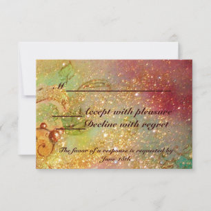 GARTEN DER VERLORENEN SCHADOWS / MAGIC BUTTERFLY U RSVP KARTE