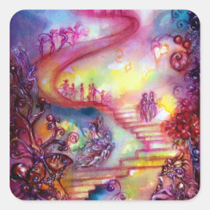 GARTEN DER VERLORENEN SCHADOWS / MYSTISCHEN STUFE QUADRATISCHER AUFKLEBER