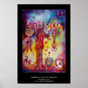 GARTEN DER VERLORENEN SCHATTEN, FAIRIEN UND SCHALT POSTER