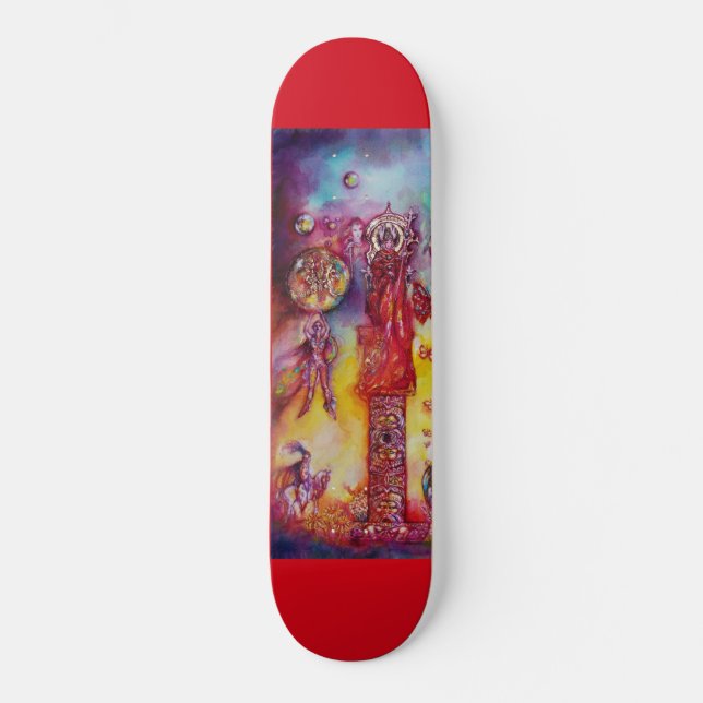 GARTEN DER VERLORENEN SCHATTEN, FEE UND SCHALTFLÄC SKATEBOARD (Vorderseite)