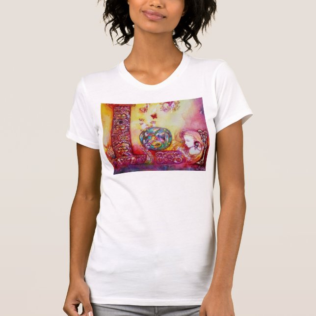GARTEN DER VERLORENEN SCHATTEN, FEE UND SCHALTFLÄC T-Shirt (Vorderseite)