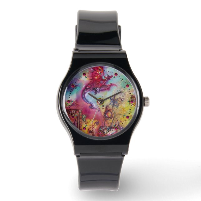 GARTEN DER VERLORENEN SCHATTEN / FLYING RED DRAGON ARMBANDUHR (Vorderseite)