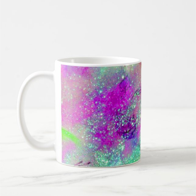 GARTEN DER VERLORENEN SCHATTEN - lila violette Far Kaffeetasse (Links)