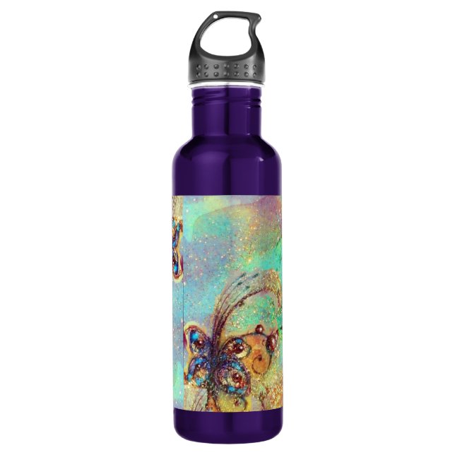 GARTEN DER VERLORENEN SCHATTEN - MAGIC BUTTERFLY-P EDELSTAHLFLASCHE (Vorderseite)