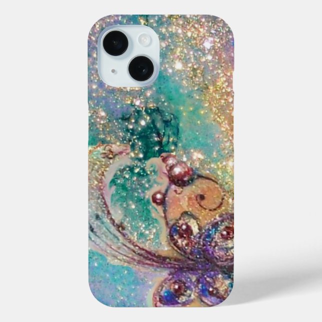 GARTEN DER VERLORENEN SCHATTEN - MAGIC BUTTERFLY-P iPhone 15 HÜLLE (Rückseite)