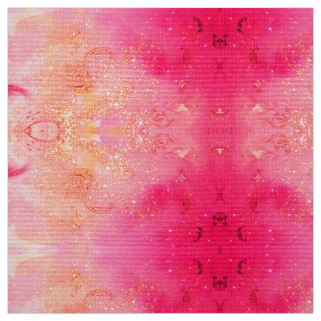 GARTEN DER VERLORENEN SCHATTEN/MAGIC PINK GLITZERN STOFF (Muster)
