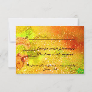 GARTEN DER VERLORENEN SCHATTEN/MAGISCHEN DES RSVP KARTE