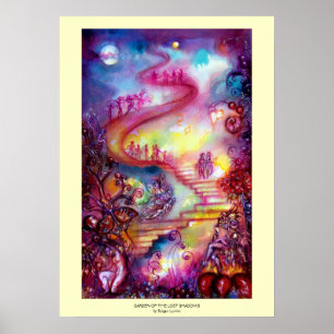 GARTEN DER VERLORENEN SCHATTEN / MYSTISCHE TREPPE POSTER