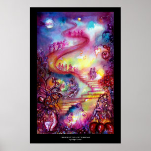 GARTEN DER VERLORENEN SCHATTEN -MYSTISCHE TREPPE POSTER
