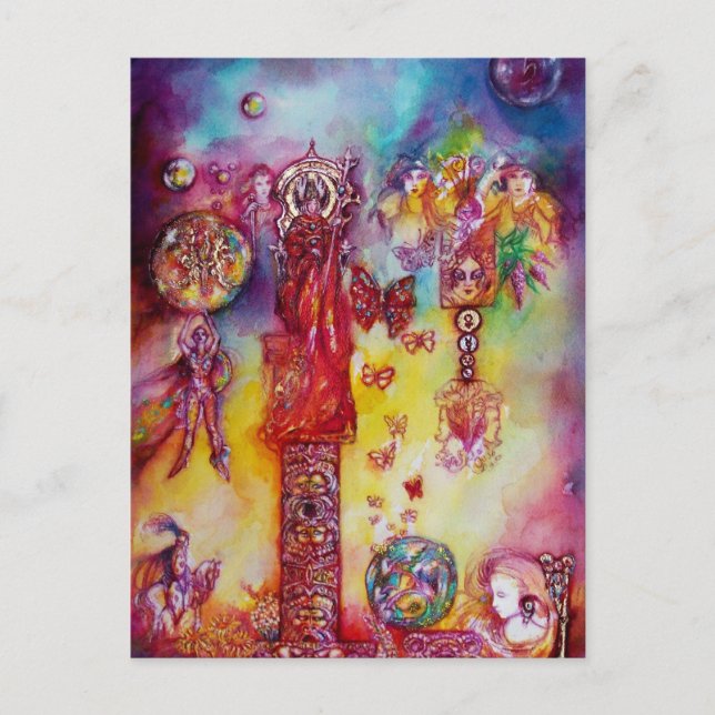 GARTEN DER VERLORENEN SCHATTEN POSTKARTE (Vorderseite)