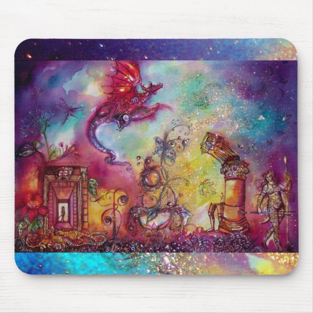 GARTEN DER VERLORENEN SCHATTEN - ROTER RAGON FLIEG MOUSEPAD (Vorne)