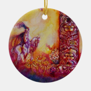 GARTEN DER VERLORENEN SCHATTEN- SCHMETTERLINGSPFLA KERAMIK ORNAMENT
