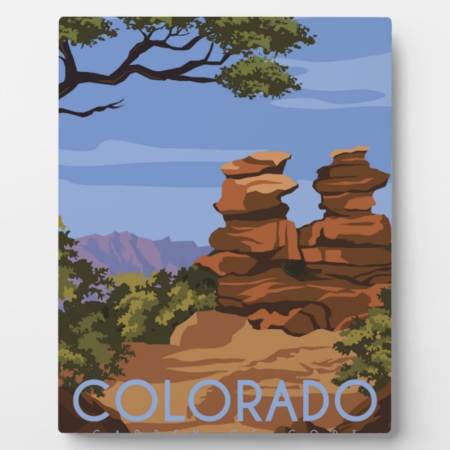 Garten des Colorado Fotoplatte (Vorderseite)