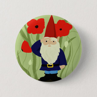 Garten des Erinnerunggnome-Knopfes Button