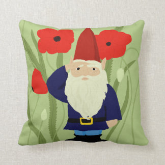 Garten des Erinnerunggnome-Wurfs-Kissens Kissen