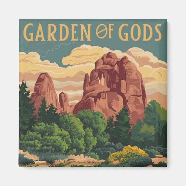 Garten des Gods Colorado Magnet (Vorne)
