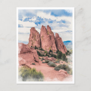 Garten des Gods Colorado Postkarte