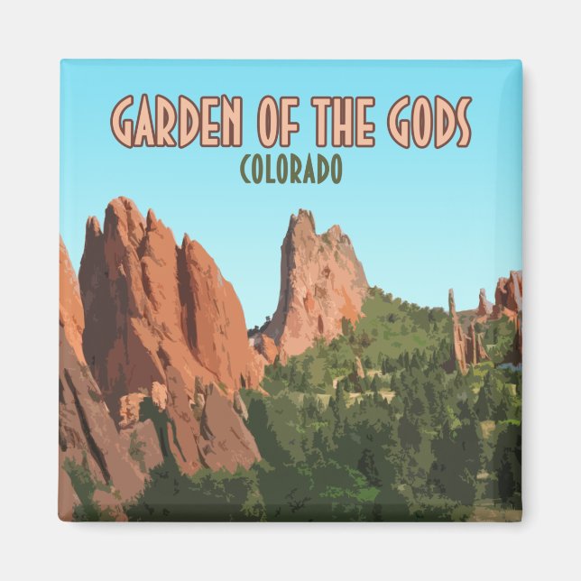 Garten des Gods Park Colorado Magnet (Vorne)