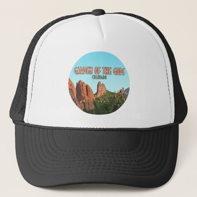 Garten des Gods Park Colorado Truckerkappe (Vorderseite)