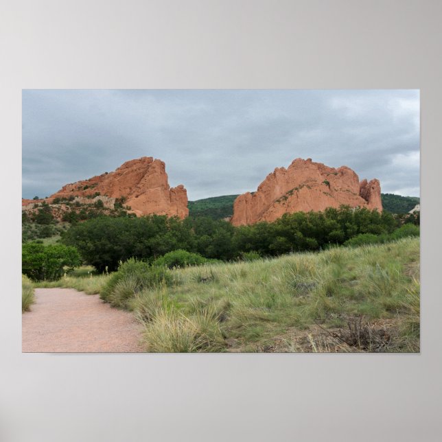 Garten des Gottes Monoliths Poster (Vorne)