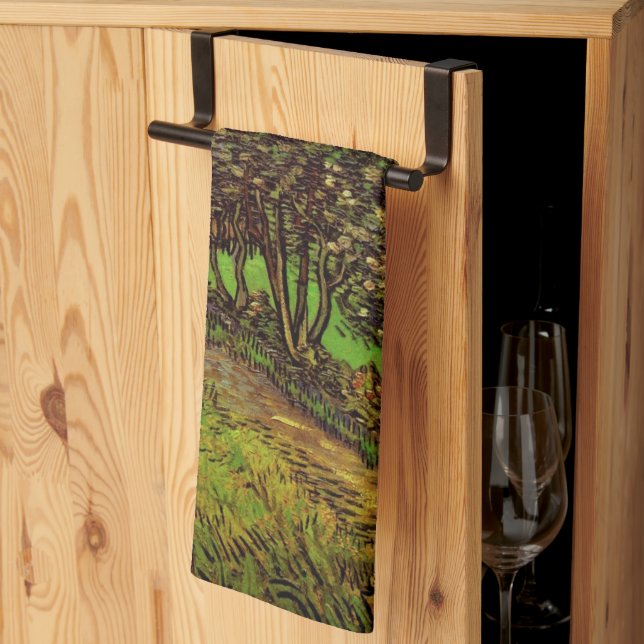 Garten des Heiligen-Paul-Krankenhauses von Vincent Geschirrtuch (Drittel gefaltet)