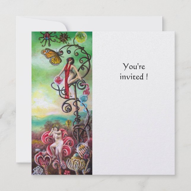 GARTEN DES MELISSA-Eis Einladung (Vorderseite)