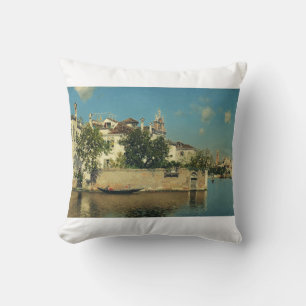 Garten des Palazzo Vendramin in Venedig Kissen