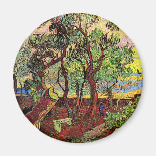 Garten des Saint-Paul Hospitals Van Gogh Fine Art Magnet