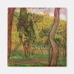 Garten des Saint-Paul-Hospitals von Vincent van Go Magnet