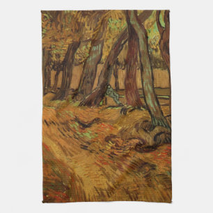 Garten des St Paul Hospitals von Vincent van Gogh Geschirrtuch