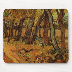 Garten des St Paul Hospitals von Vincent van Gogh Mousepad