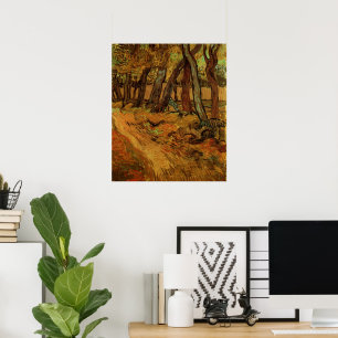 Garten des St Paul Hospitals von Vincent van Gogh Poster
