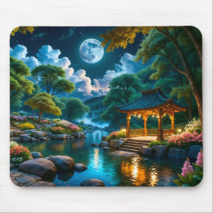 Garten des "Stille Nacht Mouse Pad" (2) Mousepad