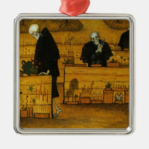 Garten des Todes (von Hugo Simberg) Ornament Aus Metall