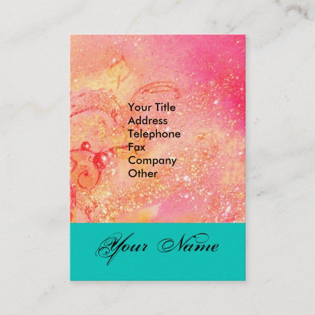 GARTEN DES VERLORENEN STERNSTERNMONOGRAMM 1 VISITENKARTE (Vorderseite)