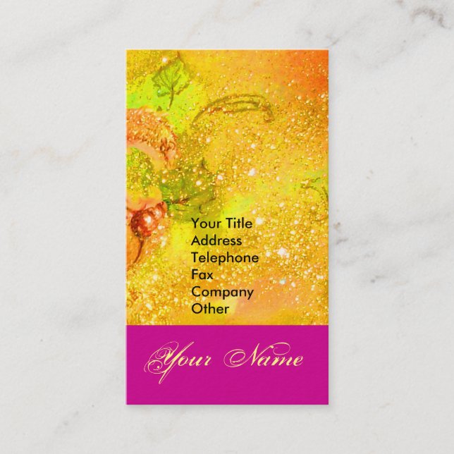 GARTEN DES VERLORENEN STERNSTERNMONOGRAMM 1 VISITENKARTE (Vorderseite)