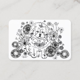 GARTEN DOODLE Chow Visitenkarten - ZOLL Visitenkarte