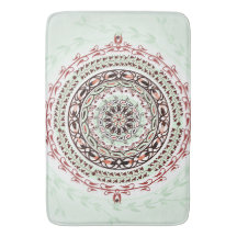 Garten-Edelstein-Mandala-Bad-Matte