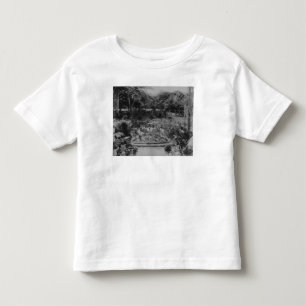 Garten eines Vorstadtlandhauses Kleinkind T-shirt