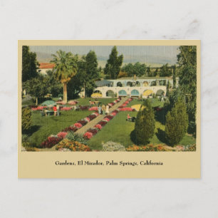 Gärten El Mirador Palm Springs CA Postkarte