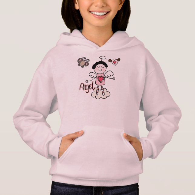 Garten-Fee mit Blumen Hoodie (Vorderseite)