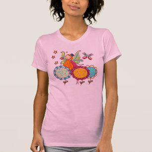 Garten-Fee mit Blumen T-Shirt