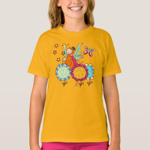 Garten-Fee mit Blumen T-Shirt
