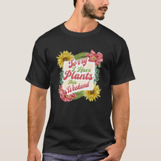 Garten Gärtnerei Gärtner Pflanzen Gemüse Blume T-Shirt